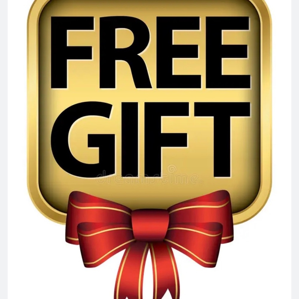 FREE GIFT MY CHOICE. With purchase during show. If you buy you get extra item.